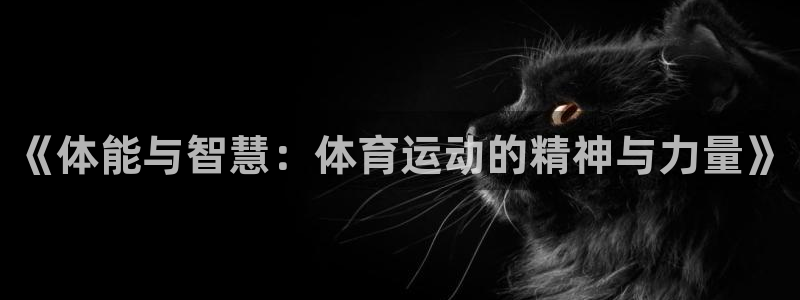 yy易游官网下载平台注册流程视频：《体能与智慧：体育